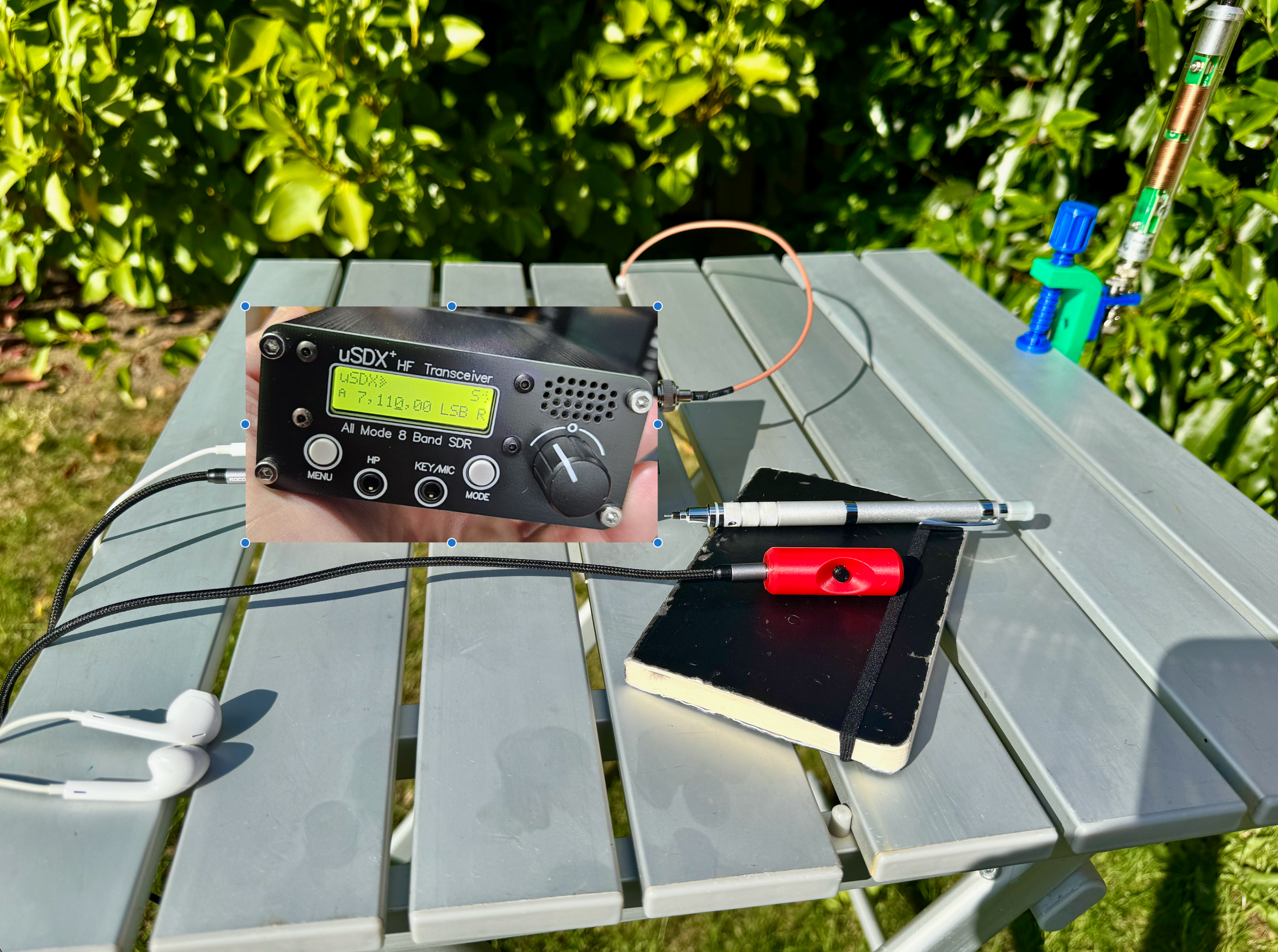 G7UFO Turret Mini Microphone for uSDX