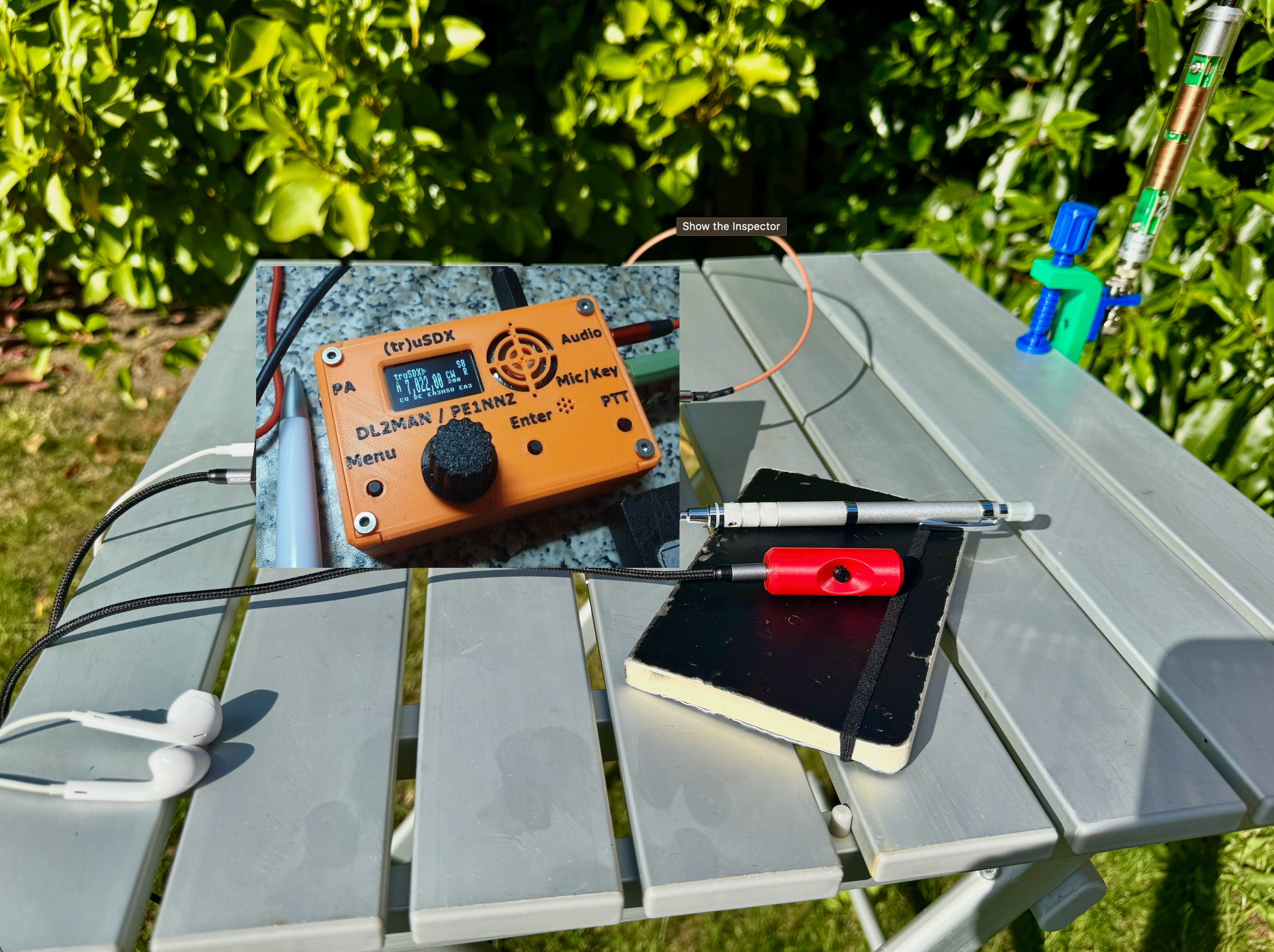 G7UFO Turret Mini Microphone for (tr)uSDX