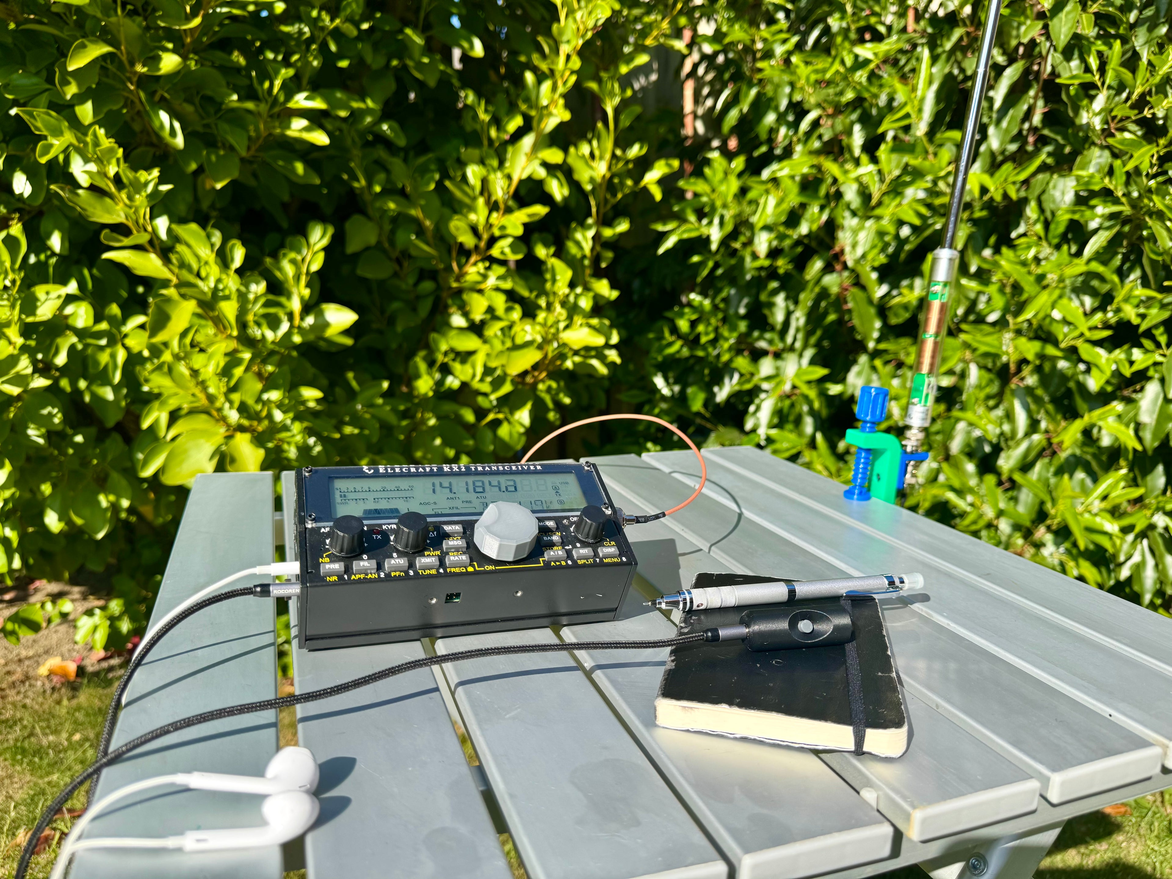 G7UFO Turret Mini Microphone for Elecraft KX2 & KX3 / FX-4CR, zBitx