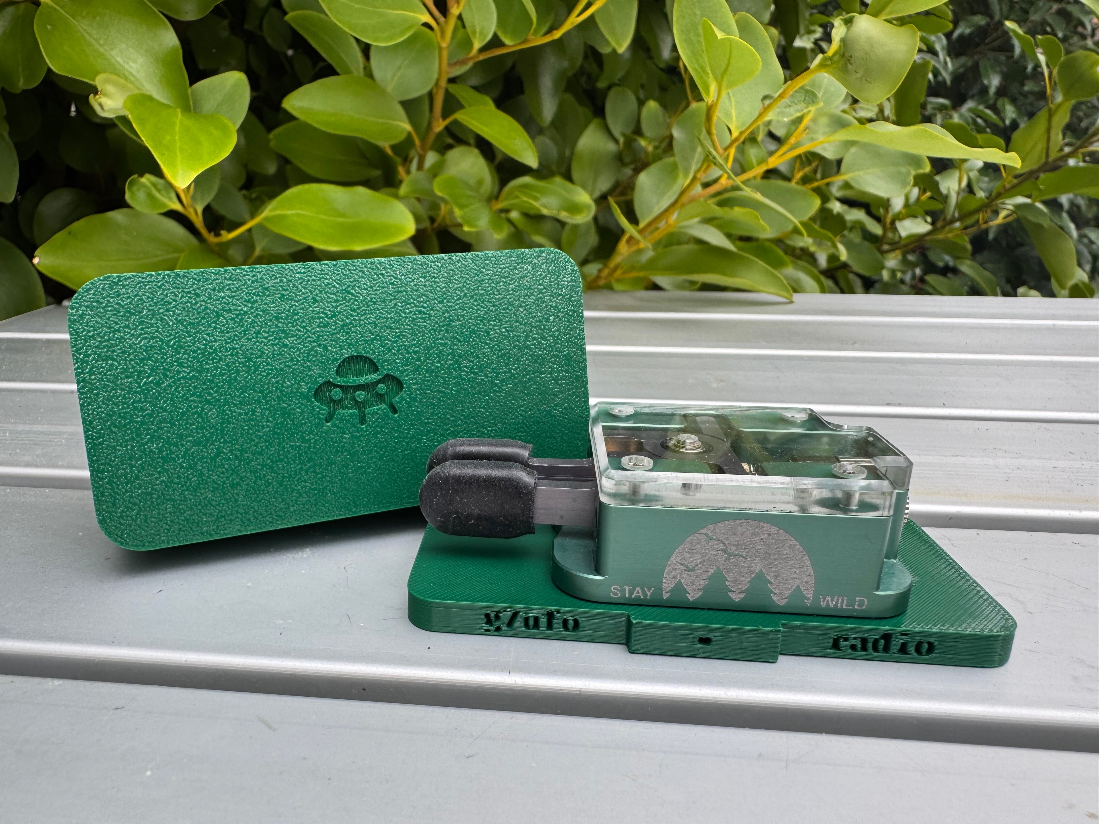 Sale: #9 Dark Green Magnetic Case for the BaMaKeY TP-III Paddle (PLA)