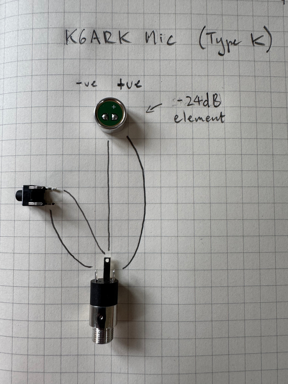 Digital Mic Fx Module Kit: K6ARK Mini Mic for QMX, (tr)uSDX, uSDX, FX-4CR, zBitx, KX2 & KX3 ...