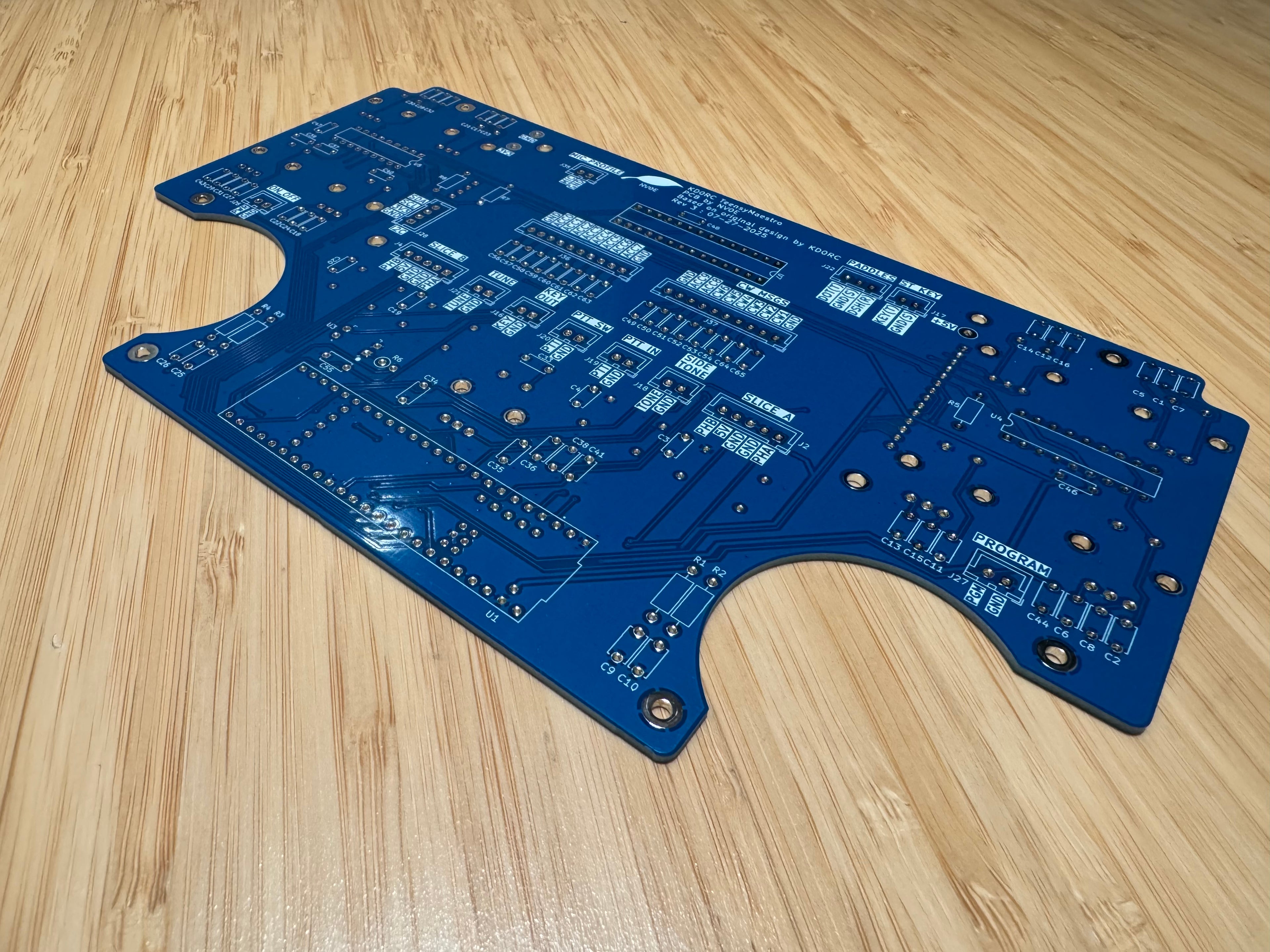 TeensyMaestro v2 PCB and Front Plate