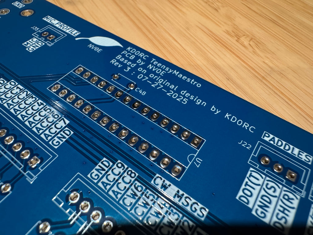 TeensyMaestro v2 PCB and Front Plate