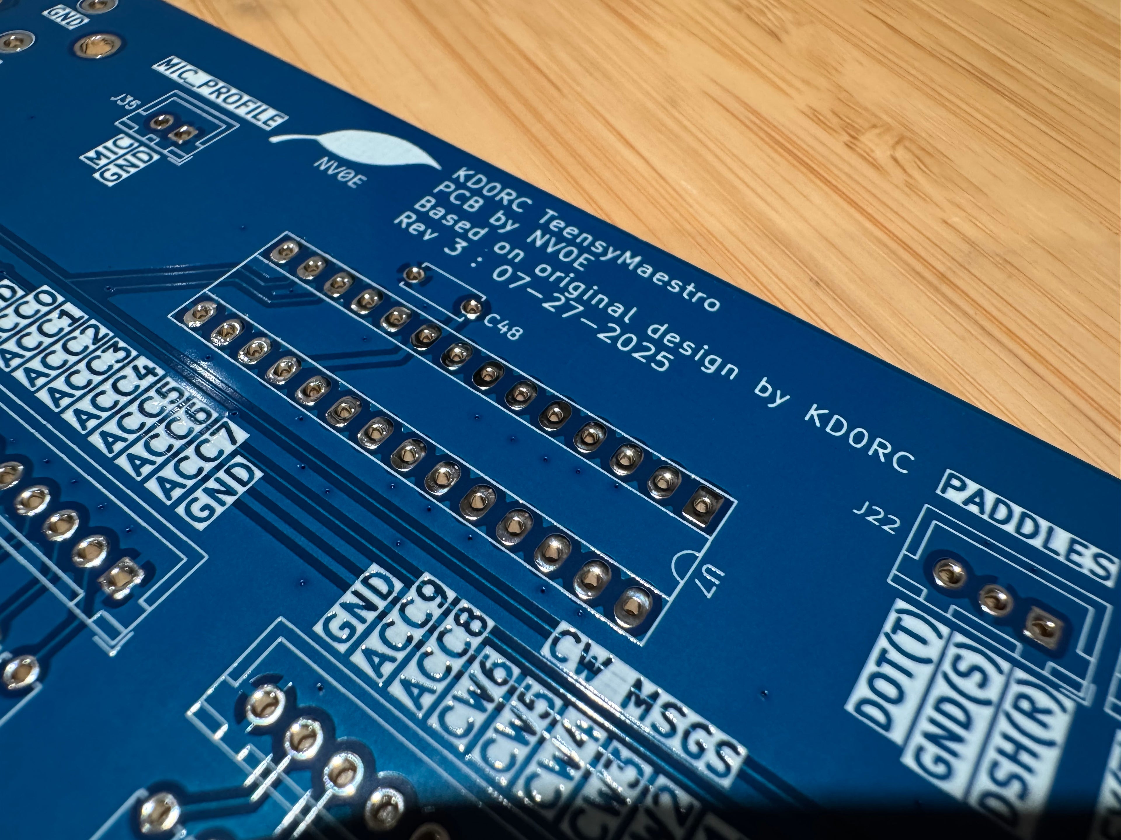TeensyMaestro v2 PCB and Front Plate