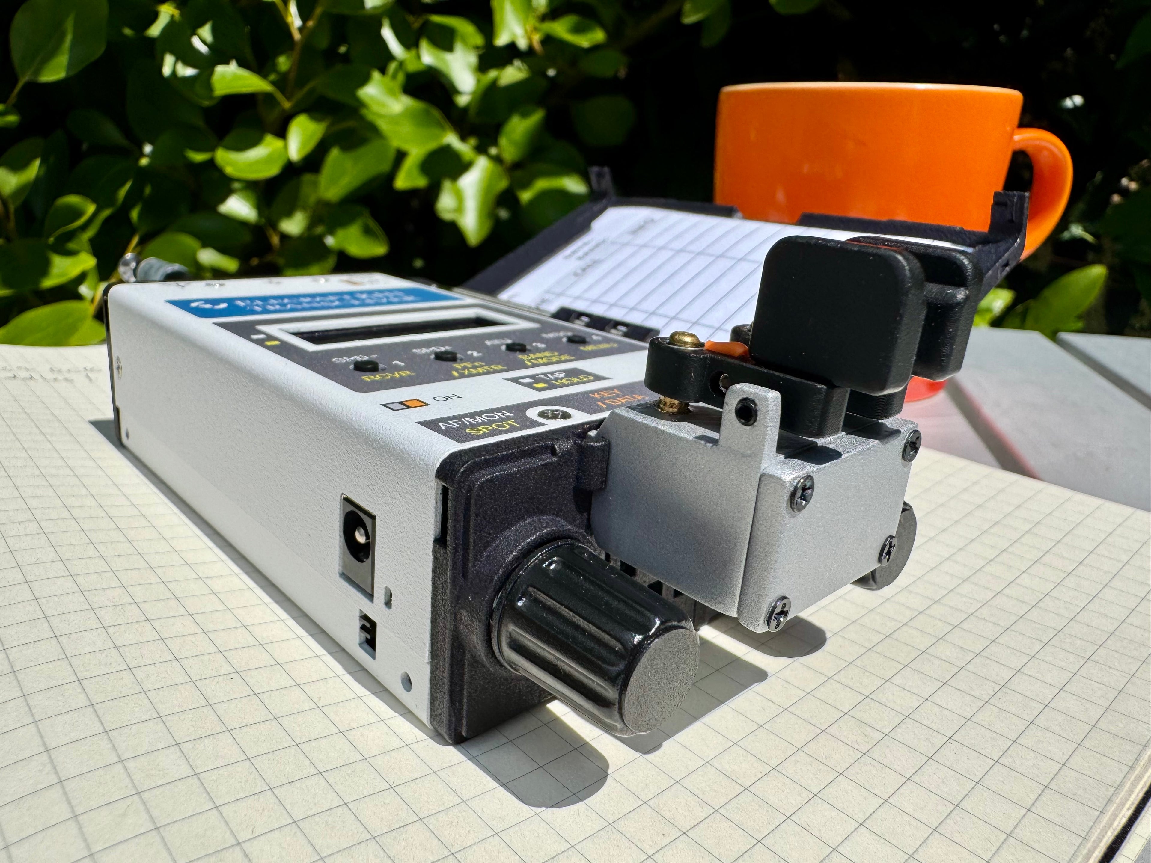 DB4REB Dual Paddle for the Elecraft KH1