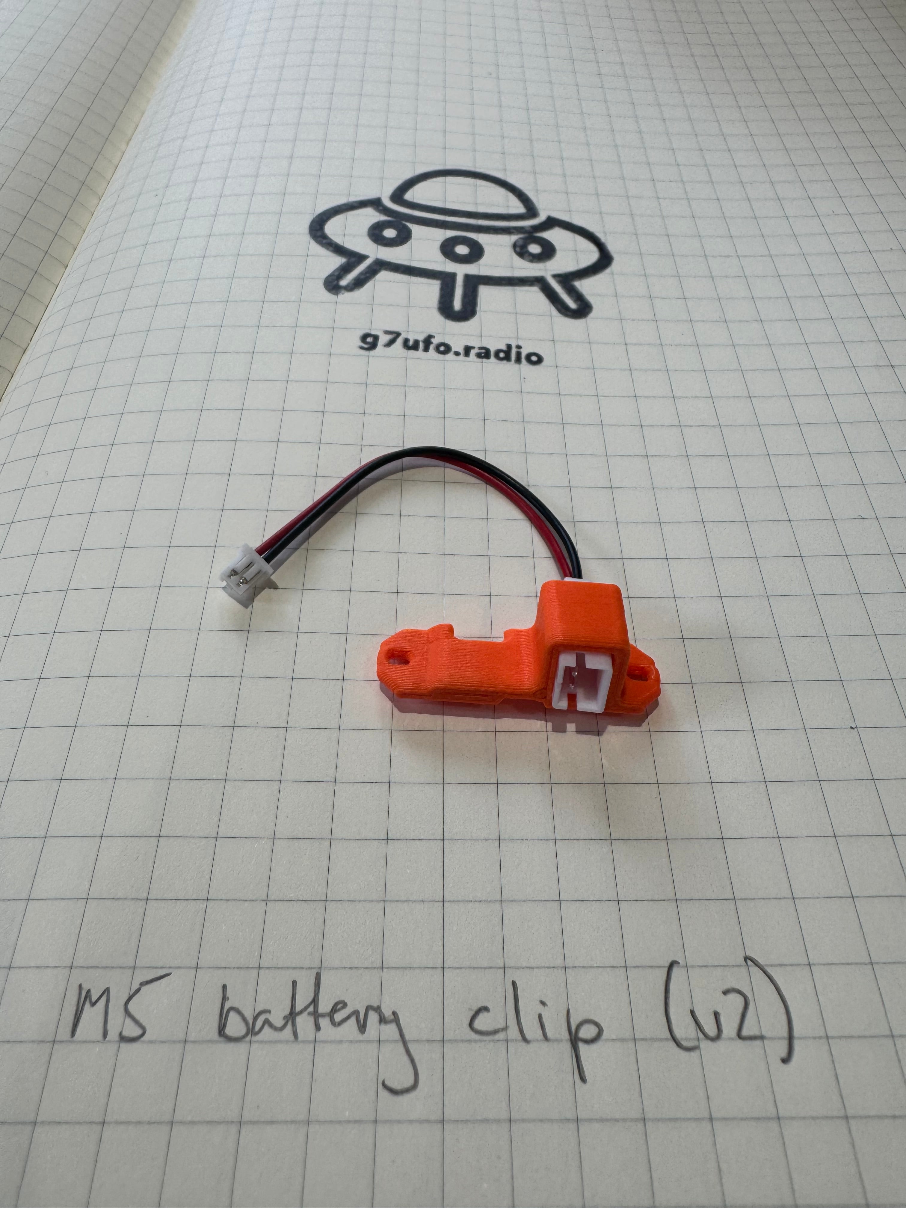 M5 Dial battery clip