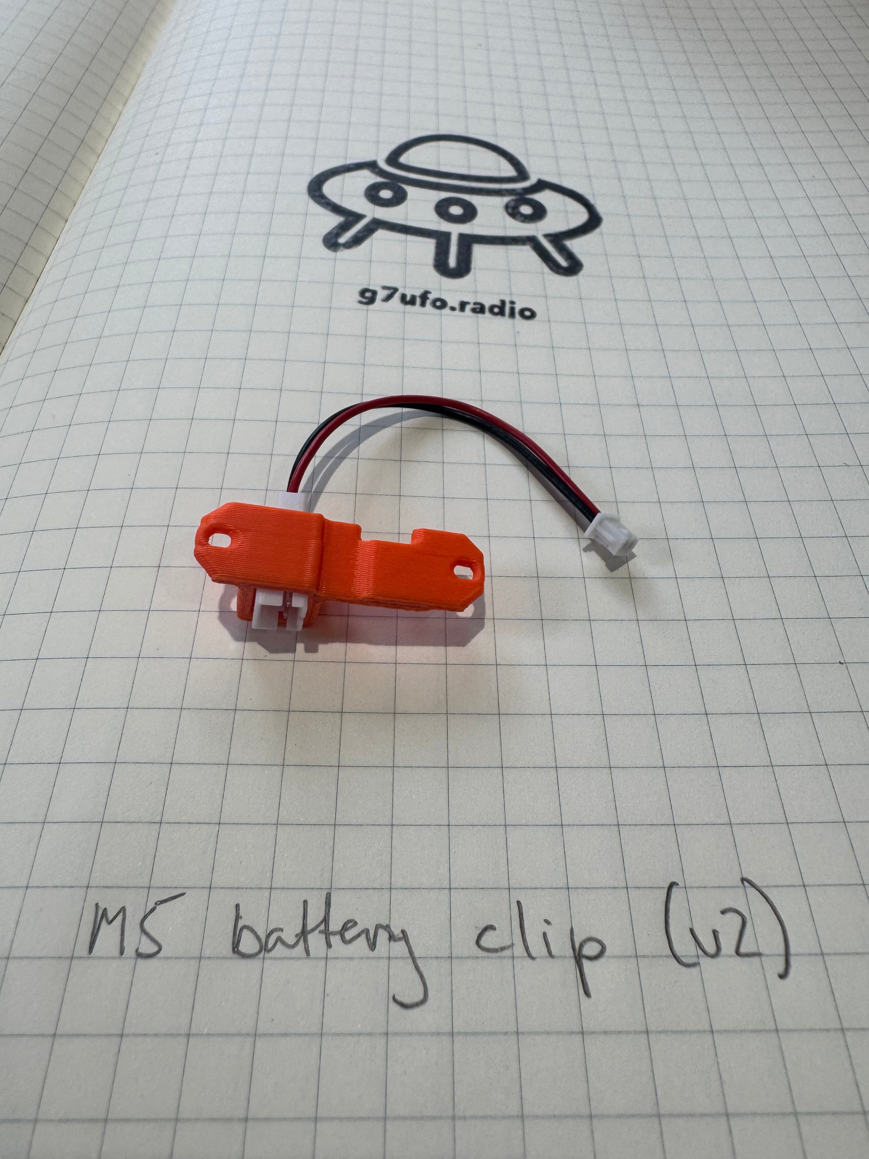 M5 Dial battery clip