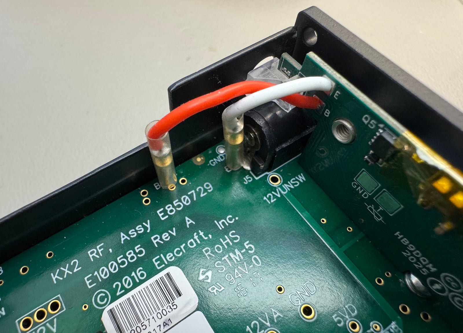KXUSBC2 – Unofficial Internal USB-C charger for the Elecraft KX2